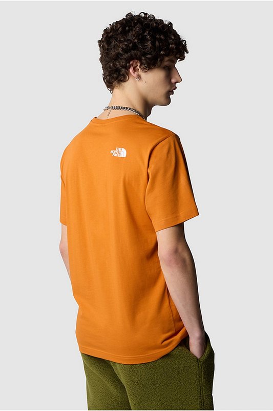 THE NORTH FACE Tshirt Coton Gros Logo Imprim  -  The North Face - Homme DESERT RUST Photo principale