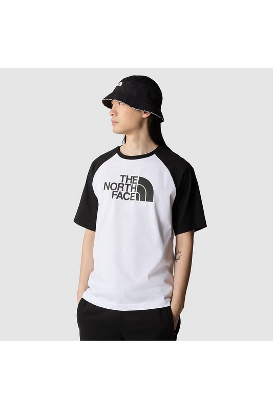 THE NORTH FACE Tshirt Coton Manches Raglan  -  The North Face - Homme WHITE Photo principale