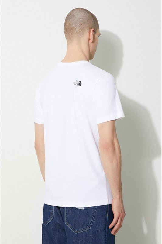 THE NORTH FACE Tshirt Iconique 100%coton  -  The North Face - Homme WHITE Photo principale