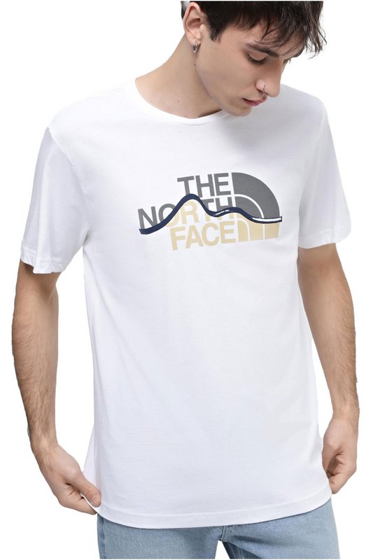THE NORTH FACE Tshirt Logo Coton Recycl  -  The North Face - Homme WHITE Photo principale