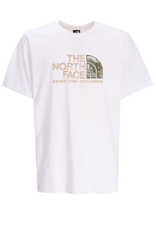 THE NORTH FACE Tshirt Gros Logo 100%coton  -  The North Face - Homme WHITE Photo principale