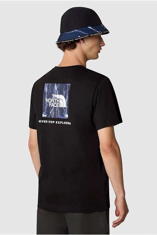 THE NORTH FACE Tshirt Coton Gros Print Logo Dos  -  The North Face - Homme BLACK/SUMMIT NAVY Photo principale