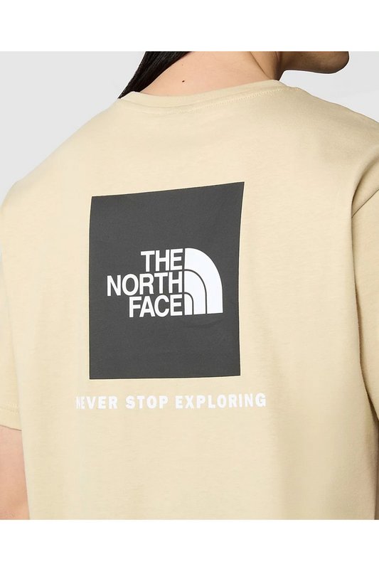 THE NORTH FACE Tshirt Coton Gros Print Logo Dos  -  The North Face - Homme GRAVEL Photo principale
