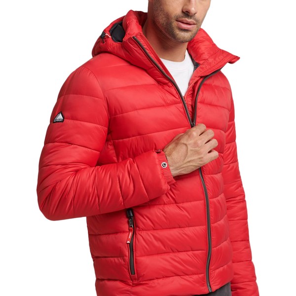 SUPERDRY Doudoune Superdry Classic Fuji Puffer M5011201a Rouge 1083146