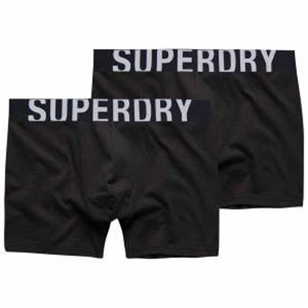 SUPERDRY Pack De 3 Boxer Superdry Noir