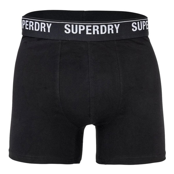 SUPERDRY Pack De 3 Boxer Superdry Noir Noir Optique Photo principale