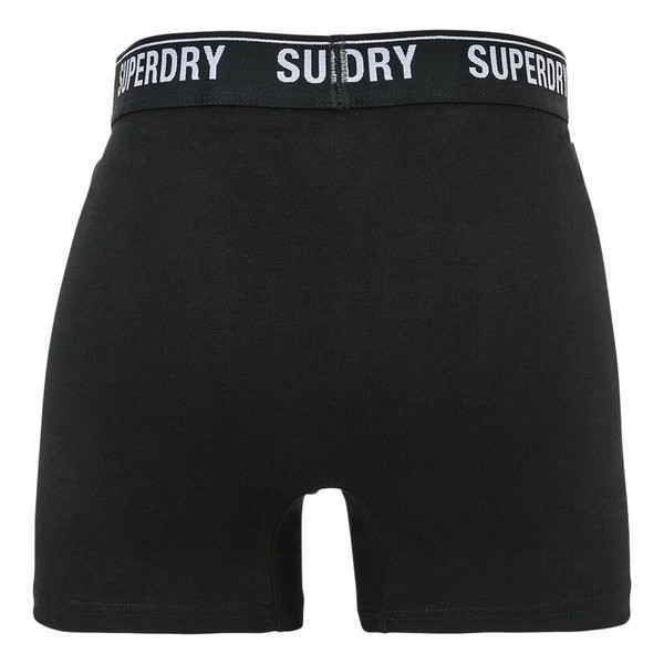 SUPERDRY Pack De 3 Boxer Superdry Noir Noir Optique Photo principale