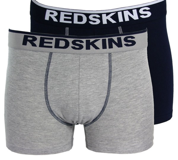 REDSKINS Boxer Redskins Pack De 2 Bx02 Gris Photo principale