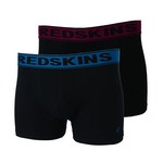 REDSKINS Boxer Redskins Pack De 2 Bx04 Bleu/Bordeaux