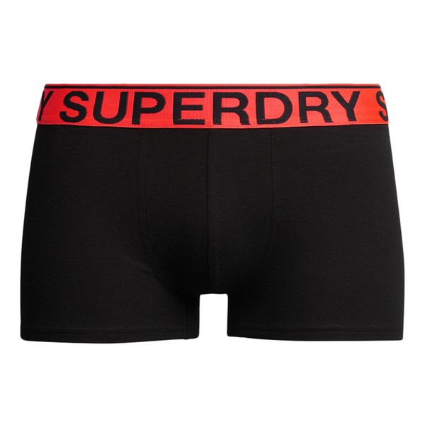 SUPERDRY Boxer Superdry Triple Pack Noir/Orange/Gris Photo principale