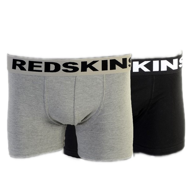 REDSKINS Boxer Redskins Pack De 2 Bx01 Gris 1083496