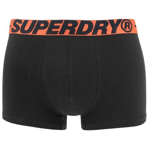 SUPERDRY Pack De 2 Boxers Superdry Trunk Noir/Noir Photo principale