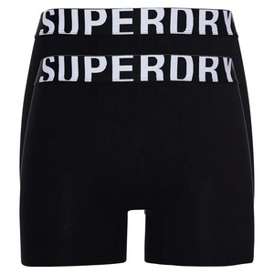 SUPERDRY Pack De 2  Boxers Superdry Dual Black Optic