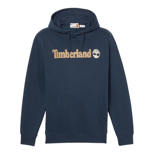 TIMBERLAND Sweat  Capuche Timberland Linear Logo Bleu Sombre