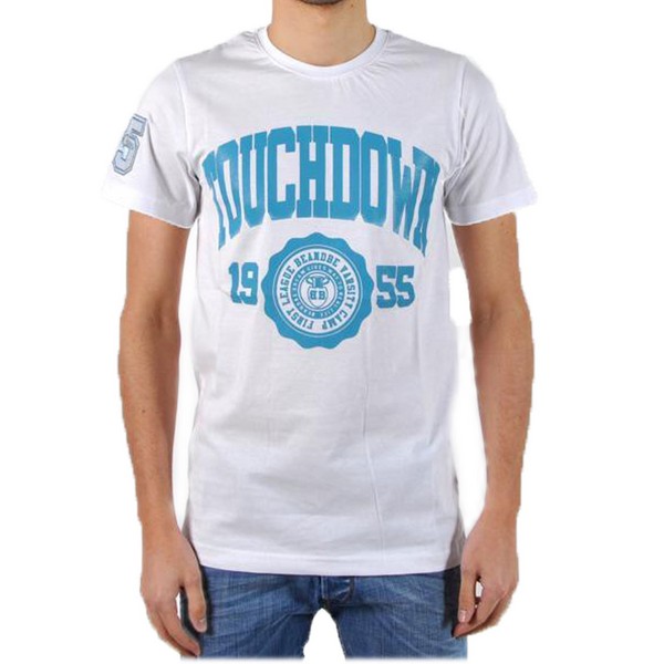 BE AND BE TOUCHDOWN T-shirt Be And Be Touchdown 1955 Blanc Turquoise 1083622