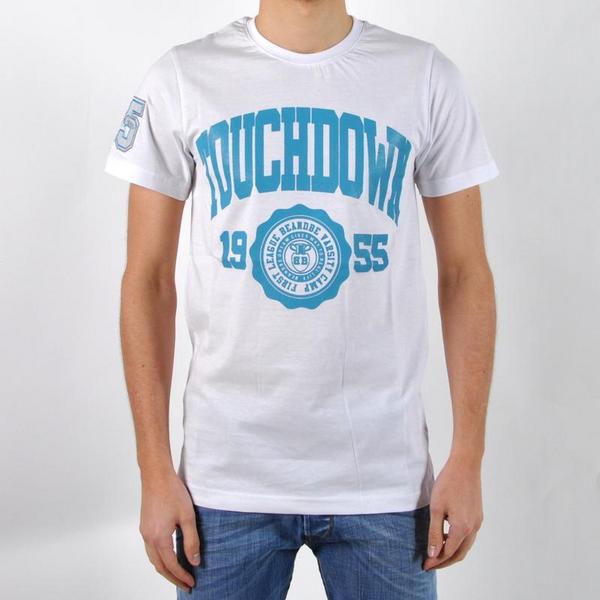 BE AND BE TOUCHDOWN T-shirt Be And Be Touchdown 1955 Blanc Turquoise Photo principale
