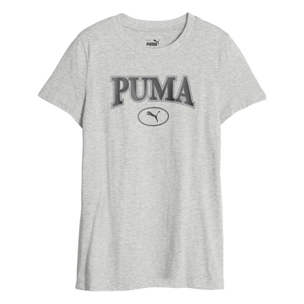 PUMA Tee Shirt Enfant Puma Squad Graphic Gris Clair Chin Photo principale
