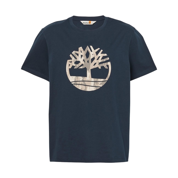 TIMBERLAND Tee Shirt Timberland Camo Tree Logo Short Sl Bleu Photo principale