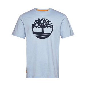 TIMBERLAND Tee Shirt Timberland Ss Brand Reg Bleu/Noir