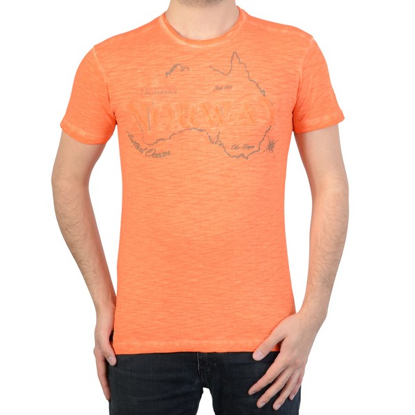 GEOGRAPHICAL NORWAY T-shirt Geographical Norway Jebel Orange
