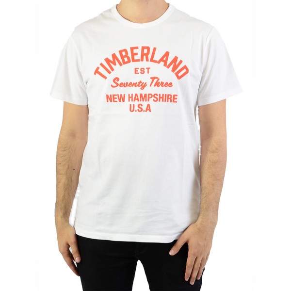 TIMBERLAND Tee-shirt Timberland Ss Paint Inspired Blanc Photo principale