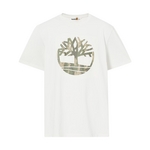 TIMBERLAND Tee Shirt Timberland Camo Tree Logo Short Sl Blanc
