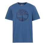 TIMBERLAND Tee Shirt Timberland Ss Brand Reg Bleu