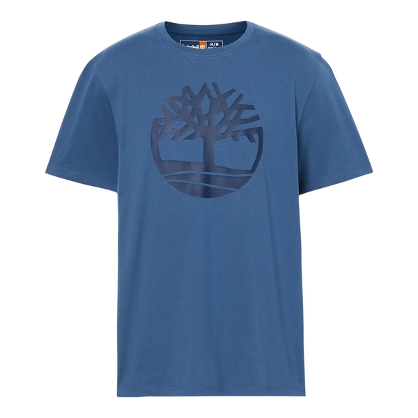 TIMBERLAND Tee Shirt Timberland Ss Brand Reg Bleu 1083744