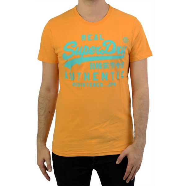 SUPERDRY Tee-shirt Superdry Vintage Authentic Fluro Golden Yellow 1083753