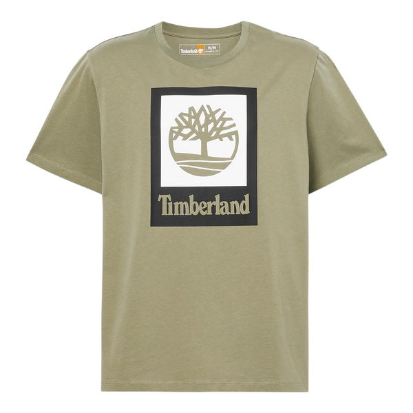 TIMBERLAND Tee Shirt Timberland Colored Short Sleeve Vert Photo principale