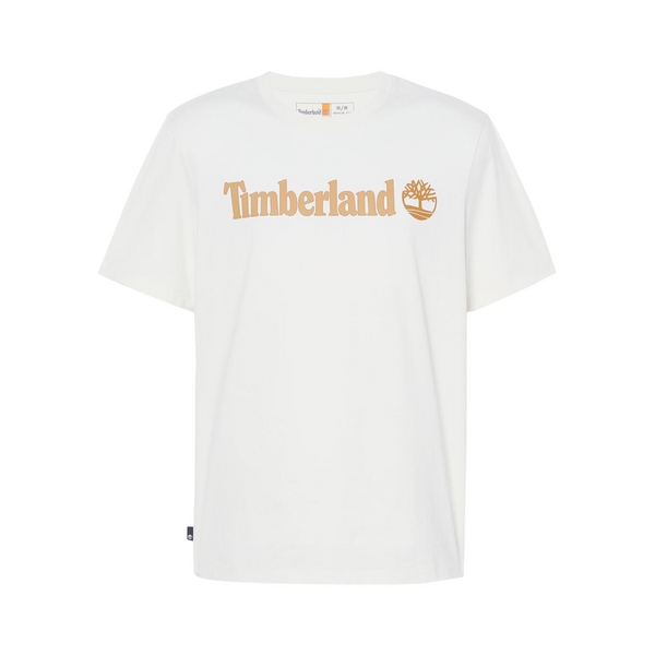 TIMBERLAND Tee Shirt Timberland Linear Logo Short Sleev Blanc 1083802