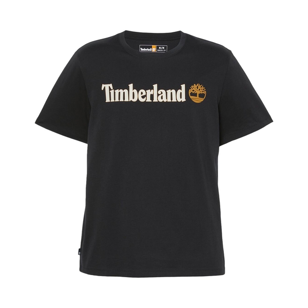 TIMBERLAND Tee Shirt Timberland Linear Logo Short Sleev Noir 1083802