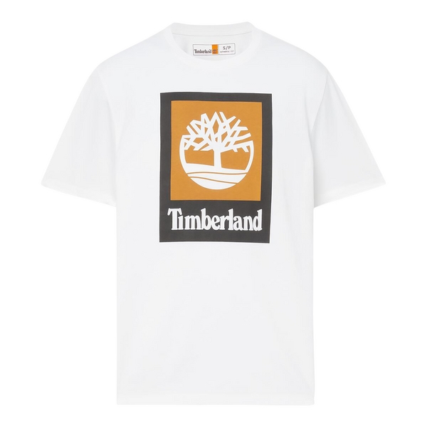 TIMBERLAND Tee Shirt Timberland Colored Short Sleeve Blanc 1083837