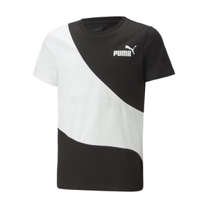 PUMA Tee Shirt Enfant Puma Power Noir/Blanc