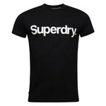SUPERDRY Tee Shirt Superdry Coro Logo Classic Noir