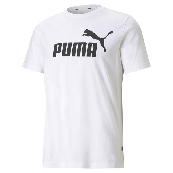 PUMA Tee Shirt Puma Ess Logo Blanc Photo principale