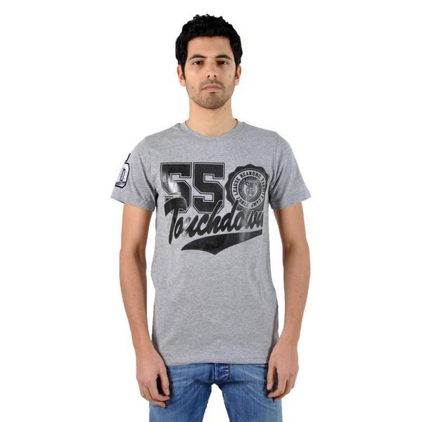 BE AND BE TOUCHDOWN T-shirt Be And Be Touchdown 55 Gris Noir Photo principale