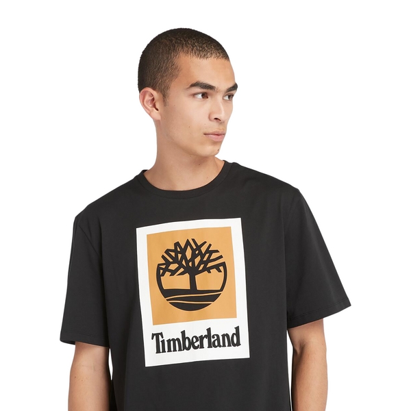 TIMBERLAND Tee Shirt Timberland Colored Short Sleeve Noir Photo principale