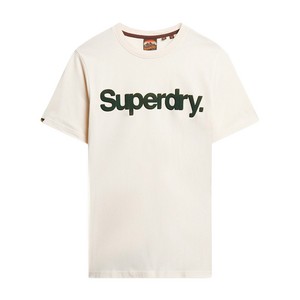 SUPERDRY Tee Shirt Superdry Core Logo Classic Blanc Cass