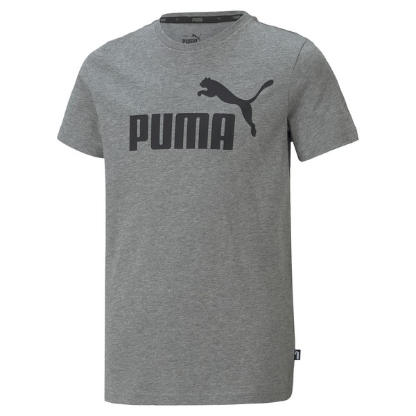 PUMA Tee Shirt Puma Ess Logo Gris 1083967
