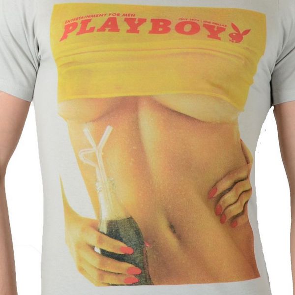 ELEVEN PARIS Tee Shirt Eleven Paris Pb Boob M Play Boy Gris Photo principale