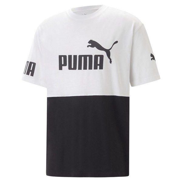 PUMA Tee Shirt Puma Power Puma Blanc Photo principale