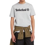 TIMBERLAND Tee-shirt Timberland Embroidery Logo Gris