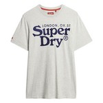 SUPERDRY Tee Shirt Superdry Venue Classic Gris Quantico Jaspe Marl