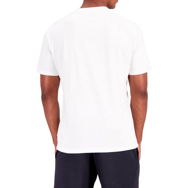 NEW BALANCE Tee Shirt New Balance Essentials Stacked Logo Blanc Photo principale