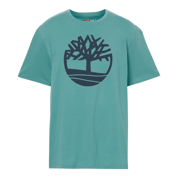 TIMBERLAND Tee Shirt Timberland Ss Brand Reg Vert Clair 1084126