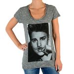 ELEVEN PARIS Tee Shirt Eleven Paris Bieber W Justin Bieber Gris Coton Vintage Gris