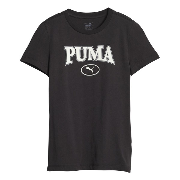 PUMA Tee Shirt Enfant Puma Squad Graphic Noir Photo principale