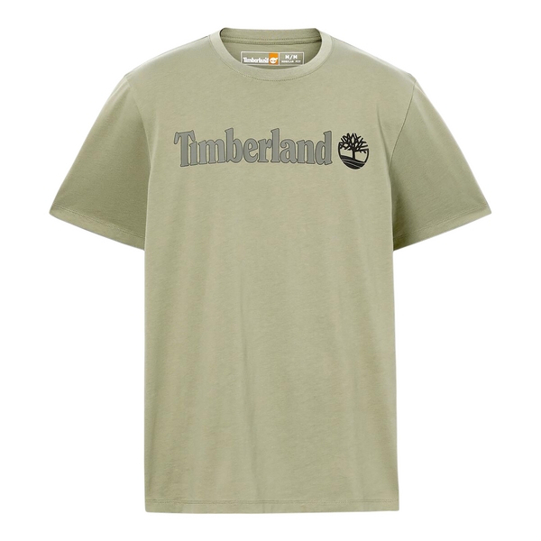 TIMBERLAND Tee Shirt Timberland Linear Logo Short Sleev Vert Photo principale