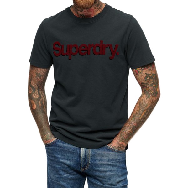 SUPERDRY Tee Shirt Superdry Core Logo Classic Navy-Eclipse Photo principale